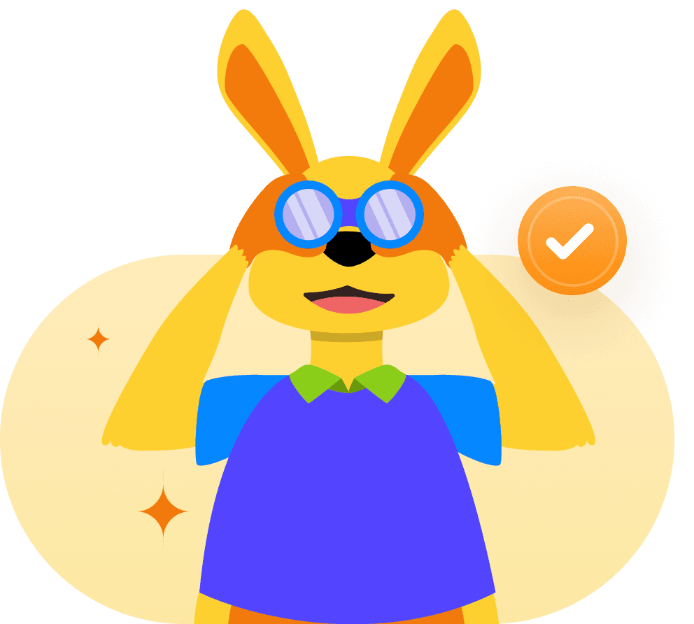 roo with binoculars