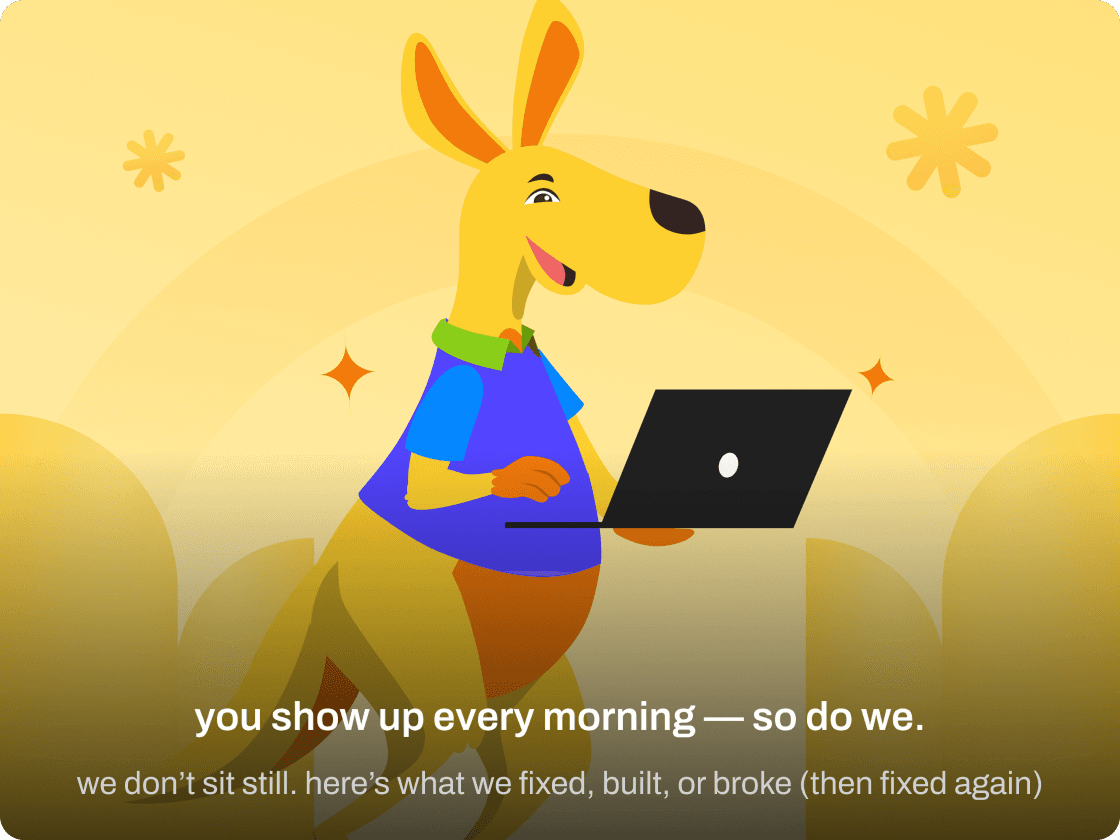 roo at laptop